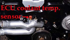ECU coolant temp. sensor
